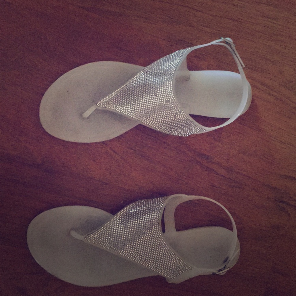 Sparkly slip ons
